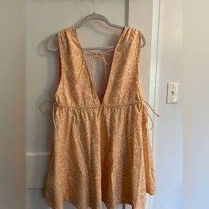 never worn light orange abercrombie dress